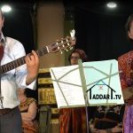 Zahia et Achour Zanotene lors du spectacle Tiwizi