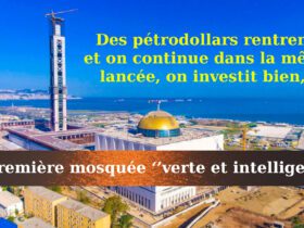 Mosquée verte e intelligente en Algérie.