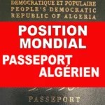 position mondial du passeport algérien
